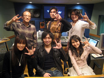 Cast of Macross Frontier during the Audio Commentary for Episode 25