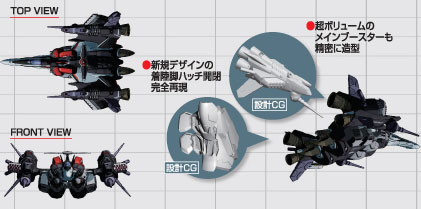 DX Chogokin 1/60 VF-25 Messiah Valkyrie Armored Pack (Alto version)