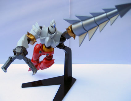Revoltech’s Getter 2 from Shin! Getter Robot mounted
