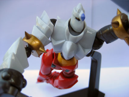 Revoltech’s Getter 2 from Shin! Getter Robot mounted