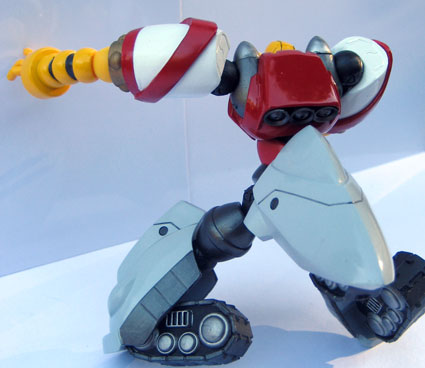Revoltech's Getter 3 from Shin! Getter Robot rear view