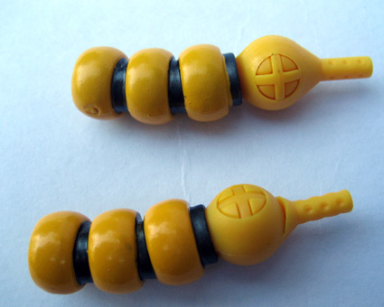 Revoltech's Getter 3 from Shin! Getter Robot spare arm extenders