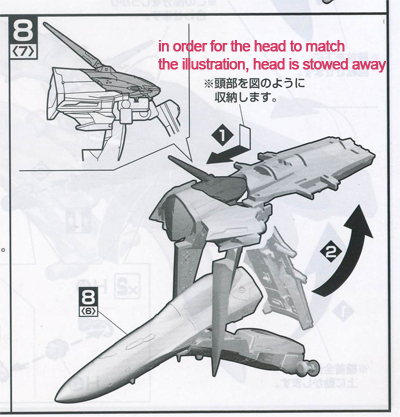 Bandai 1/72 VF-25G Messiah Model Kit English Translation Part III Page 13