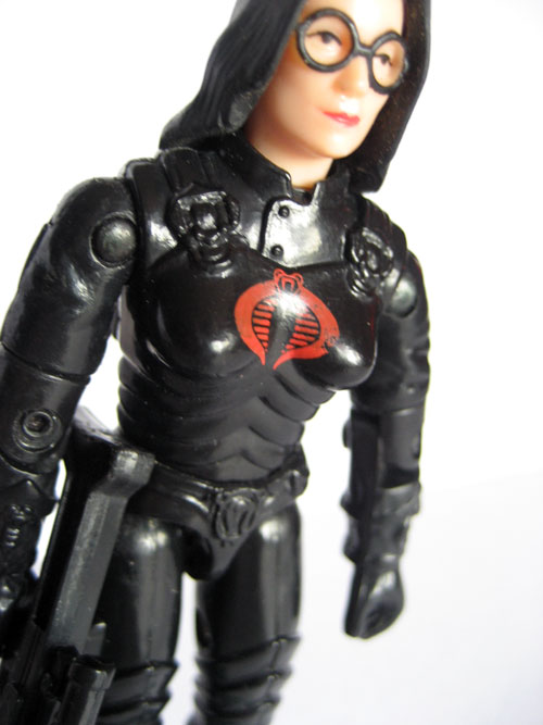 The Baroness Action Figure: detailed chest shot