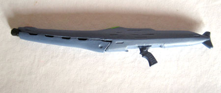 Bandai VF100's VF-25 Messiah Alto Saotome version: Gun Pod is bent
