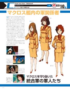Macross Chronicle 31: Macross SDF1 military personnel