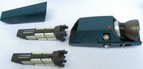 Yamato 1/60 Super and Strike Parts for VF-1 from Macross Do You Remember Love Micro Missile Launcher near booster