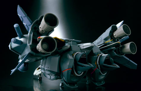 1/60 DX Bandai VF-25S Ozma Lee Armored Valkyrie Fighter Mode rear