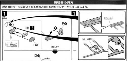 Bandai 1/72 VF-25G Messiah Valkyrie of Michael Braun Custom Model Kit: How to look for your part in the plates