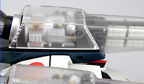 1/60 Yamato Super Parts - Clear Parts close up shot of the clear engine covers