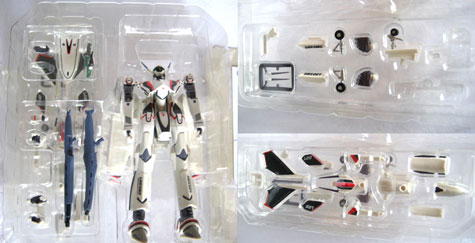 Bandai VF100's VF-25 Messiah Alto Saotome version vacuum shot