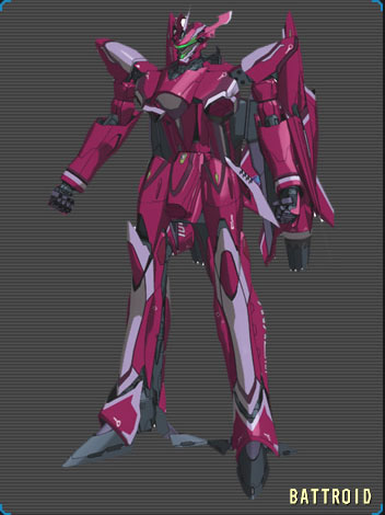Bandai 1/72 VF-27 Lucifer available by November 2009: Battloid Mode