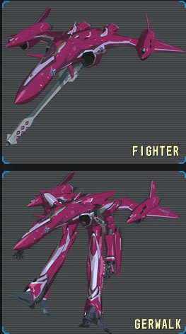 Bandai 1/72 VF-27 Lucifer available by November 2009: Fighter and Gerwalk Mode