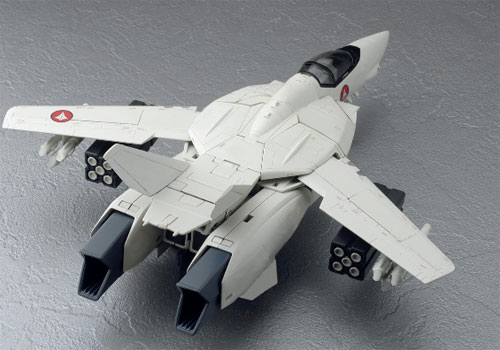 1/60 VF-1S Unpainted version from Yamato Toys fighter mode rear view