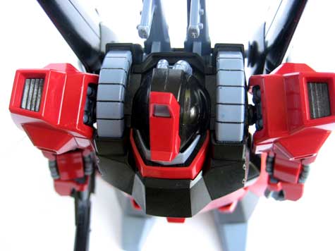 Finished shots of Quattro Bajeena's 1/100 Master Grade Rick Dias from Gundam Zeta Series Top view