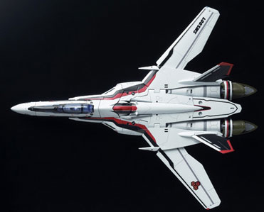 1/60 DX Chogokin VF-25F Messiah Valkyrie Alto Saotome version Fighter top view
