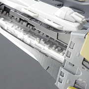 Open leg shot exposing Macross City in SDF-1