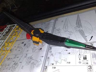 1/100 GN-003 Gundam Kyrios Assembly Part III