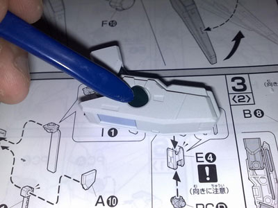 21/100 GN-003 Gundam Kyrios Assembly Part III