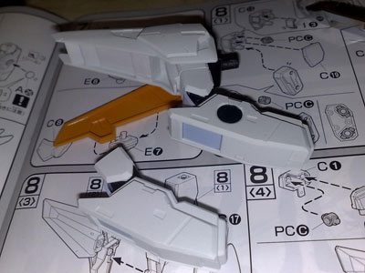 1/100 GN-003 Gundam Kyrios Assembly Part III