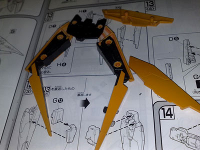 1/100 GN-003 Gundam Kyrios Assembly Part IV