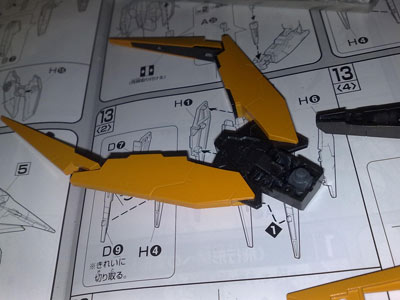 1/100 GN-003 Gundam Kyrios Assembly Part IV