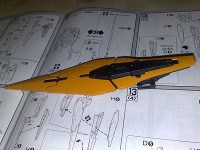 1/100 GN-003 Gundam Kyrios Assembly Part IV closed shield