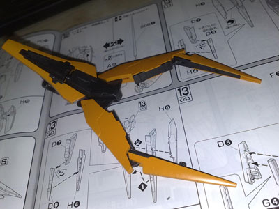 1/100 GN-003 Gundam Kyrios Assembly Part IV Scorpion shield