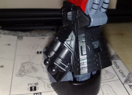 1/100 Rick Dias Quatro Bajeena MG Assembly: Problem with the Red
