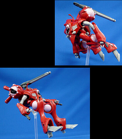 Robot Spirits Quadluun Rea Action poses