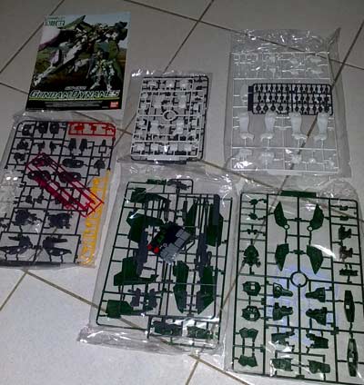 1/100 GN-002 Gundam Dynames parts