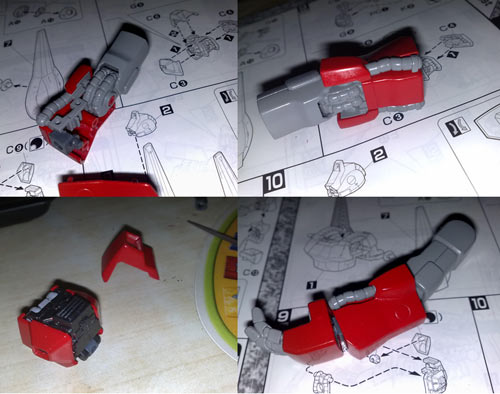 Master Grade Rick Dias 2.0 Rebuild Part V arms