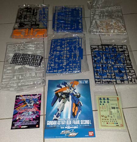1/100 Gundam Astray Blue Frame Second L Construction