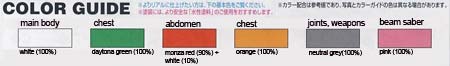 HG RX-78-2 Gundam Ver G30th Color Guide
