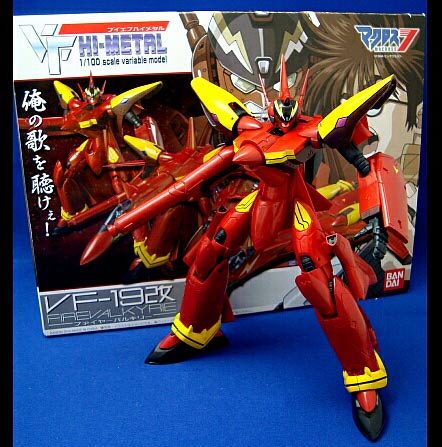 Bandai 1/100 Hi-Metal VF-19 Fire Valkyrie Box Shot