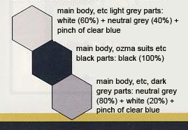 1/72 VF-25S Messiah Valkyrie Ozma Lee version Color Guide