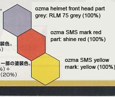 1/72 VF-25S Messiah Valkyrie Ozma Lee version Color Guide