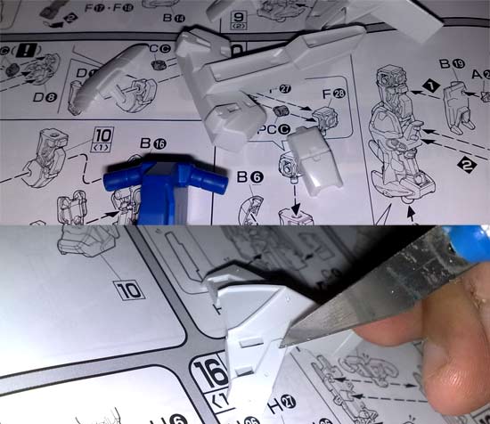 1/100 Gundam Astray Blue Frame Second L Construction Part IV