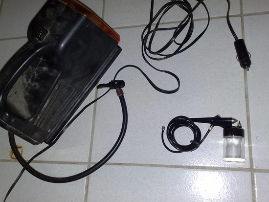 Wonder if this will work? | Converting Tire Compressor to Airbrush Compressor