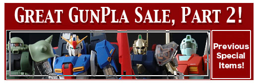 Gundam Sale Part 2 at Hobby Link Japan