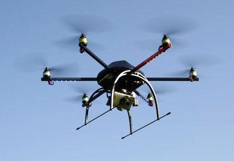 Hexacopter: 6 Bladed Helicopter