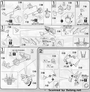 Bandai 1/100 SVMS-010 Over Flag Construction Manual