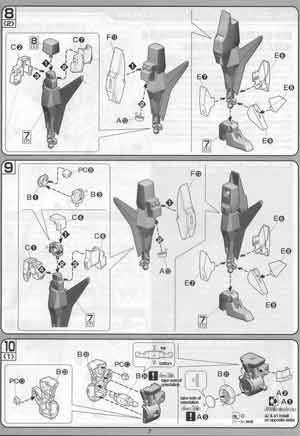 1/100 GN-007 Gundam Arios Color Guide Construction Manual
