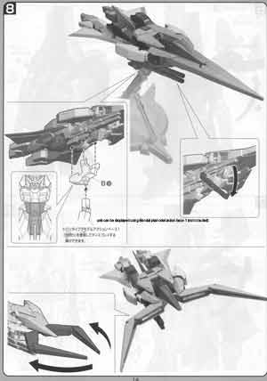 1/100 GN-007 Gundam Arios Color Guide Construction Manual
