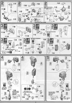 1/100 GN-006 Gundam Cherudim English Construction Manual