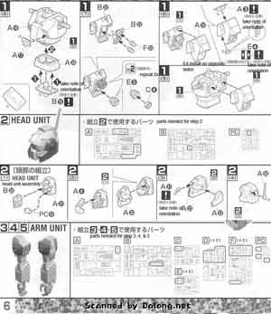 MG MSA-003 Nemo Color Guide and Construction Manual