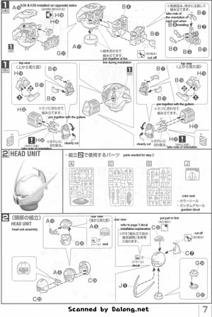 MG WD-M01 Turn A Gundam Construction Manual and Color Guide
