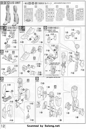 MG WD-M01 Turn A Gundam Construction Manual and Color Guide