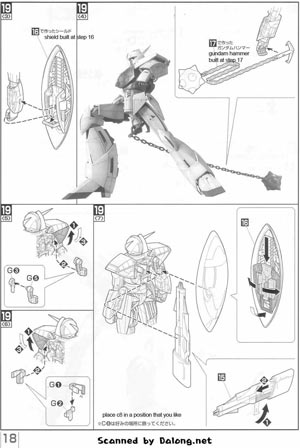 MG WD-M01 Turn A Gundam Construction Manual and Color Guide