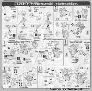 Bandai 1/100 GNY-001F Gundam Astraea Type F English Construction Manual